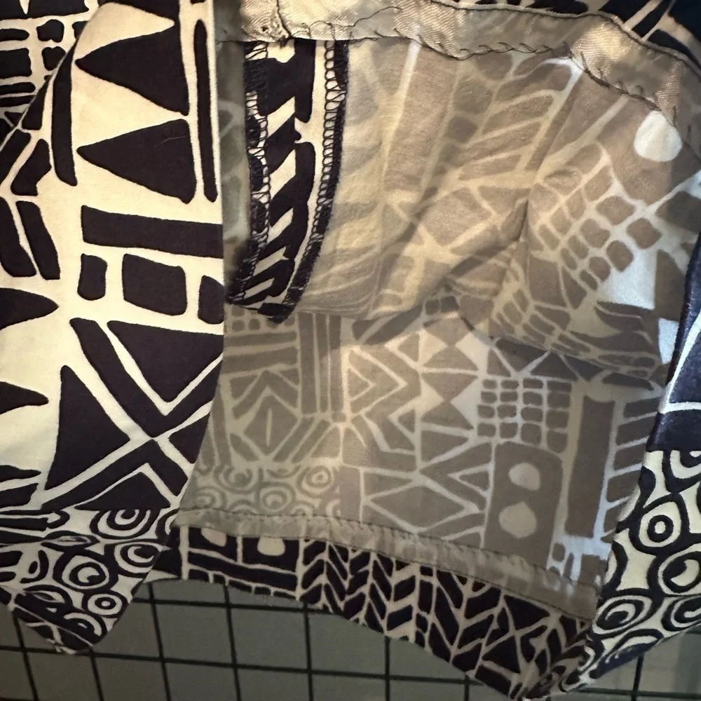 J. Crew Black and White Pencil Mini Skirt